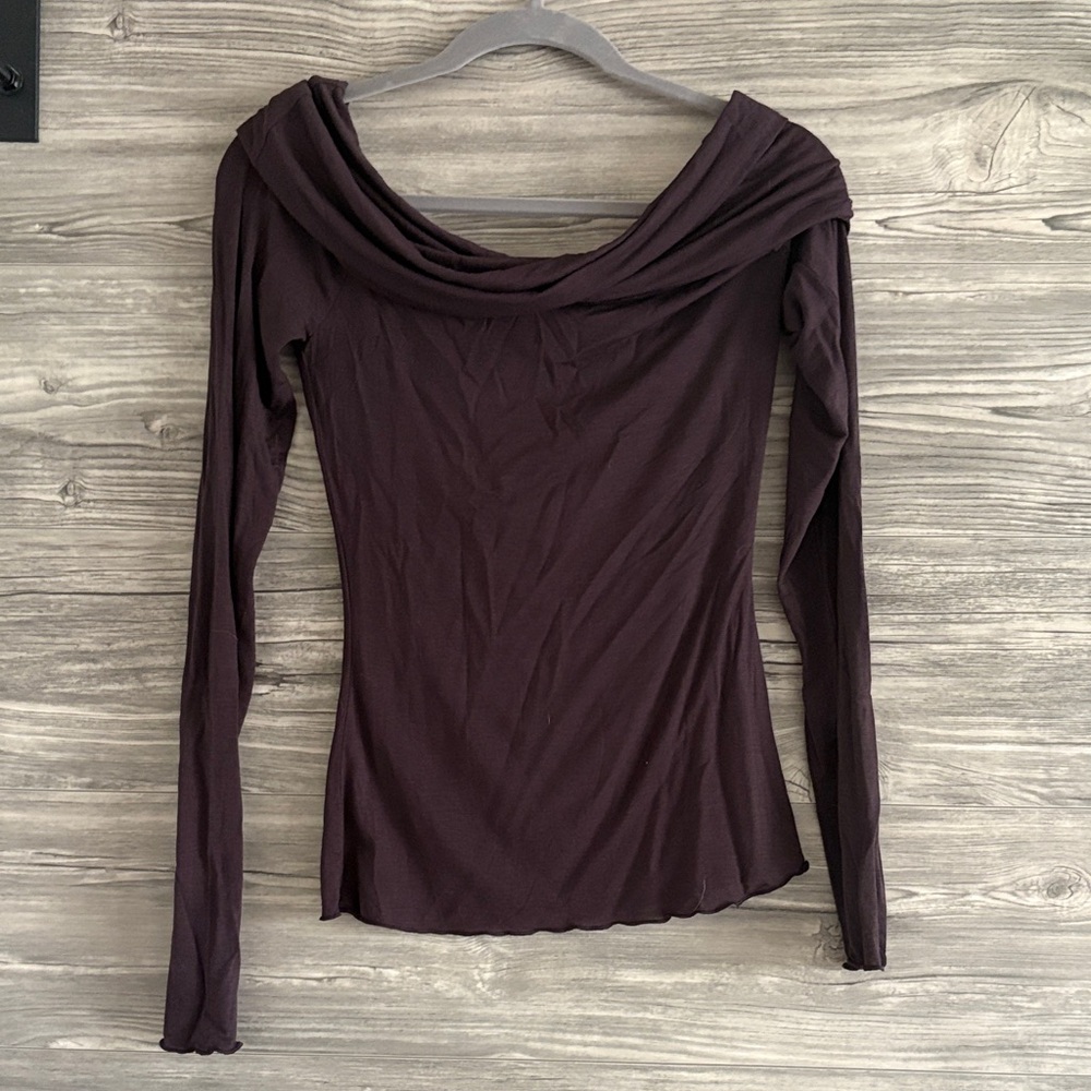 NWT Skims Sheer Modal Off Shoulder Sleeve -M